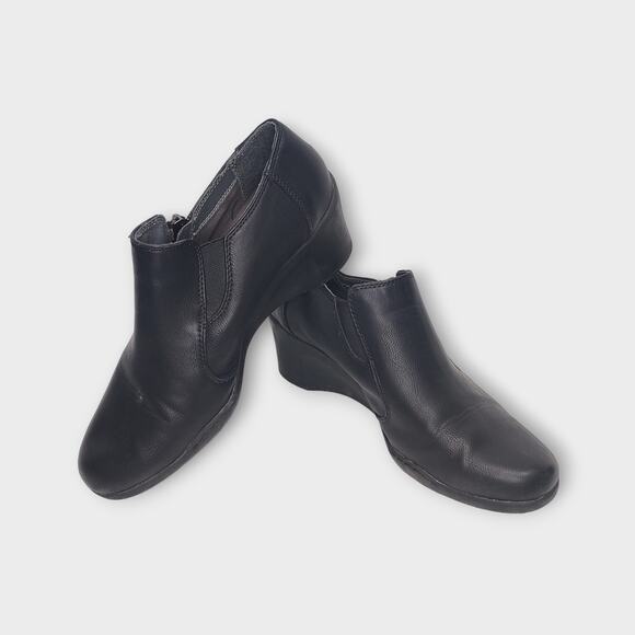 A2 Heelrest by Aerosoles black zipper ankle boot woman's size 8.5 - Picture 1 of 12